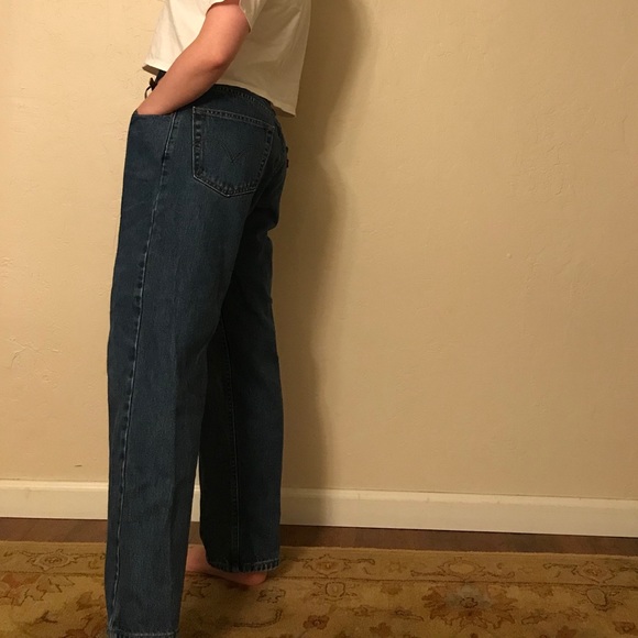 Levi’s 550 Relaxed Fit Men’s dark denim Jeans - Picture 4 of 16